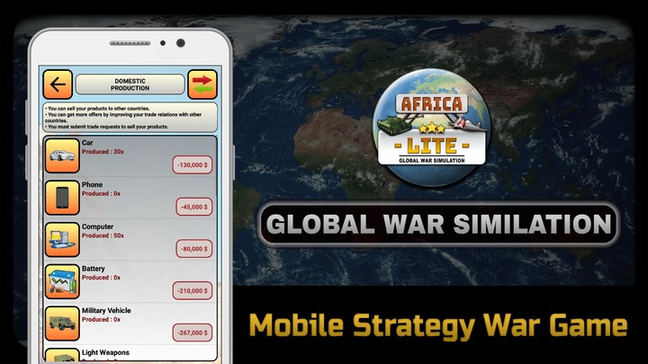 Global War Simulation Africa screenshot image 4_Popularmodapk.com