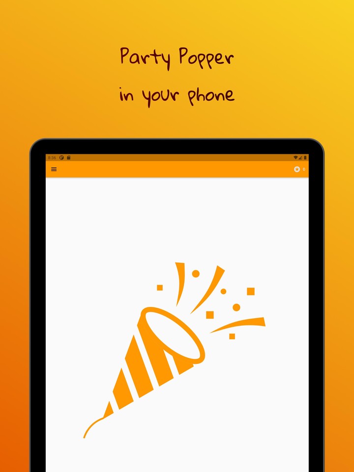 Party Popper with Vibration screenshot image 10_Popularmodapk.com