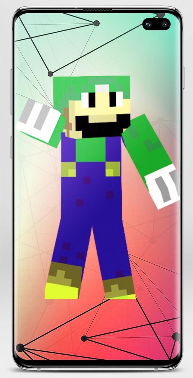 Luigi Skin for Minecraft screenshot image 18_Popularmodapk.com