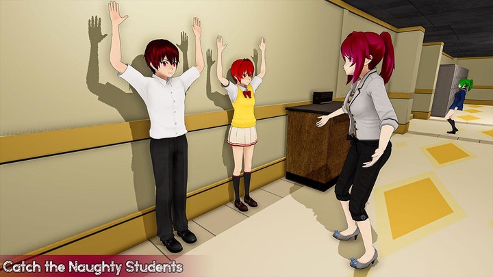 Anime Girl School Teacher 3D screenshot image 3_Popularmodapk.com