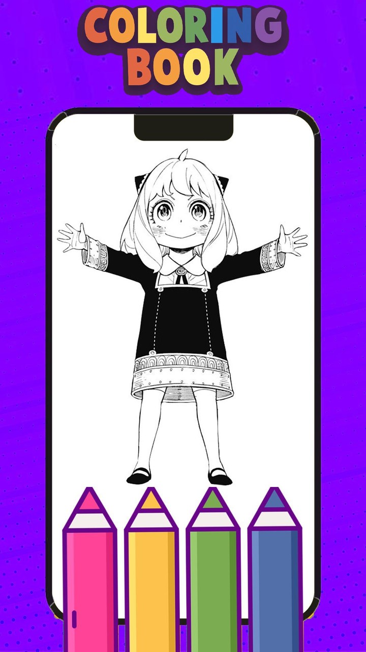 Spy X Family Coloring Game screenshot image 3_Popularmodapk.com