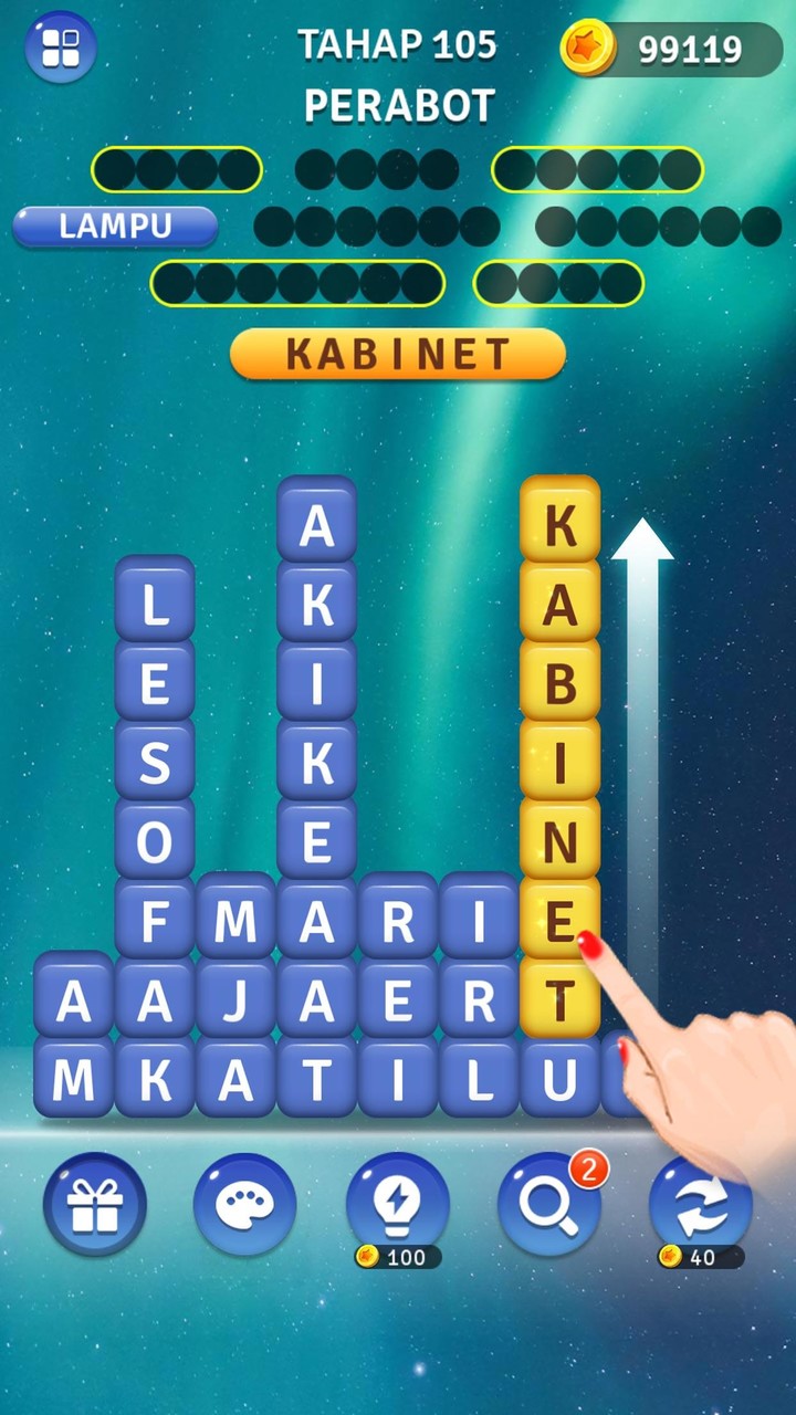 Perkataan Berkecai: Permainan screenshot image 5_Popularmodapk.com