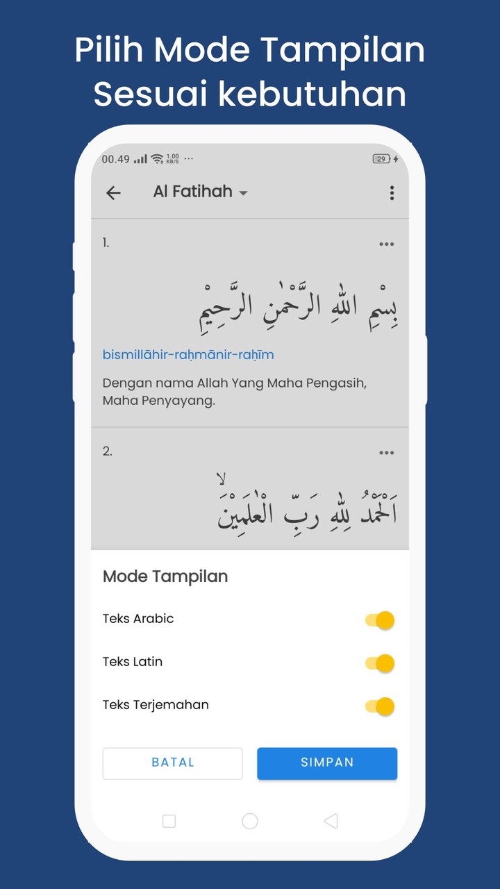 AlQuran Digital dan Terjemahan screenshot image 4_Popularmodapk.com