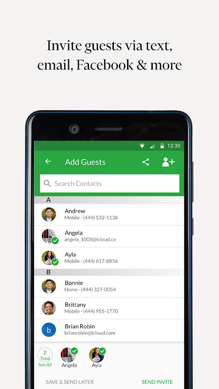 Evite: Email & SMS Invitations screenshot image 12_Popularmodapk.com