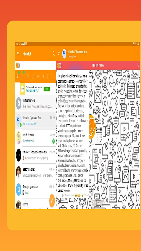 viborchat Messenger screenshot image 10_Popularmodapk.com