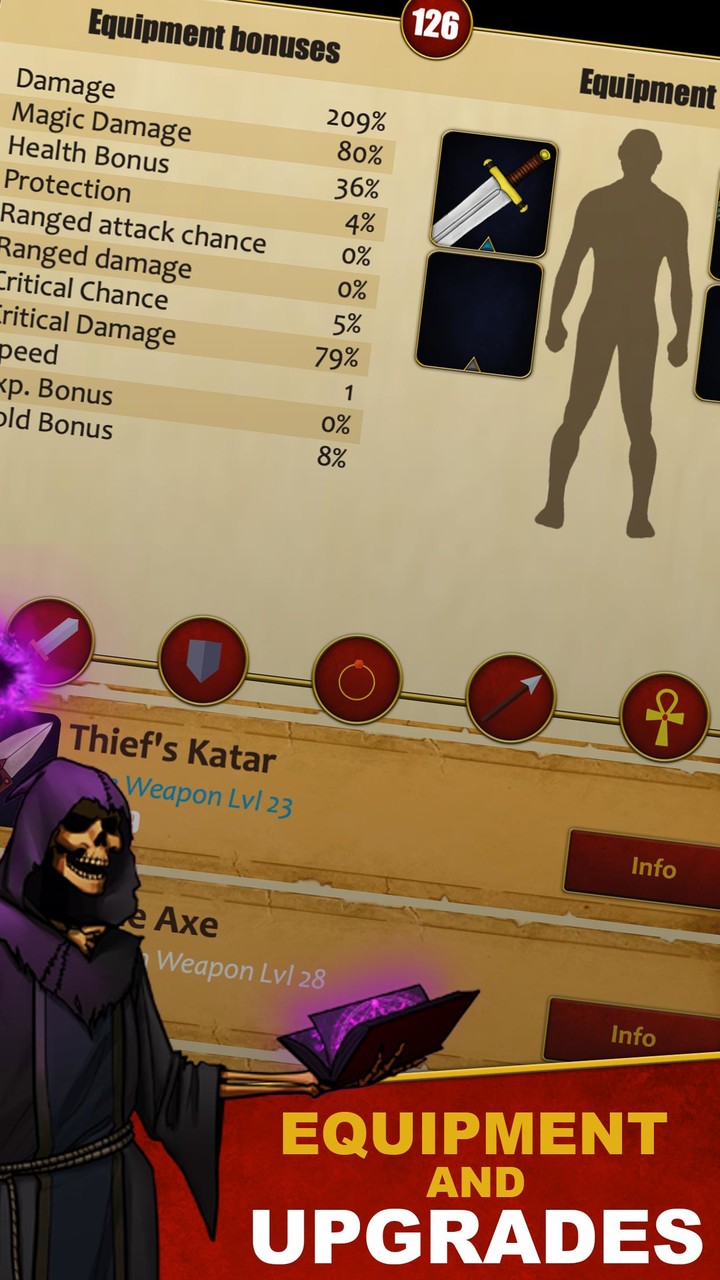 Infinite Dungeons: Clicker RPG screenshot image 3_Popularmodapk.com