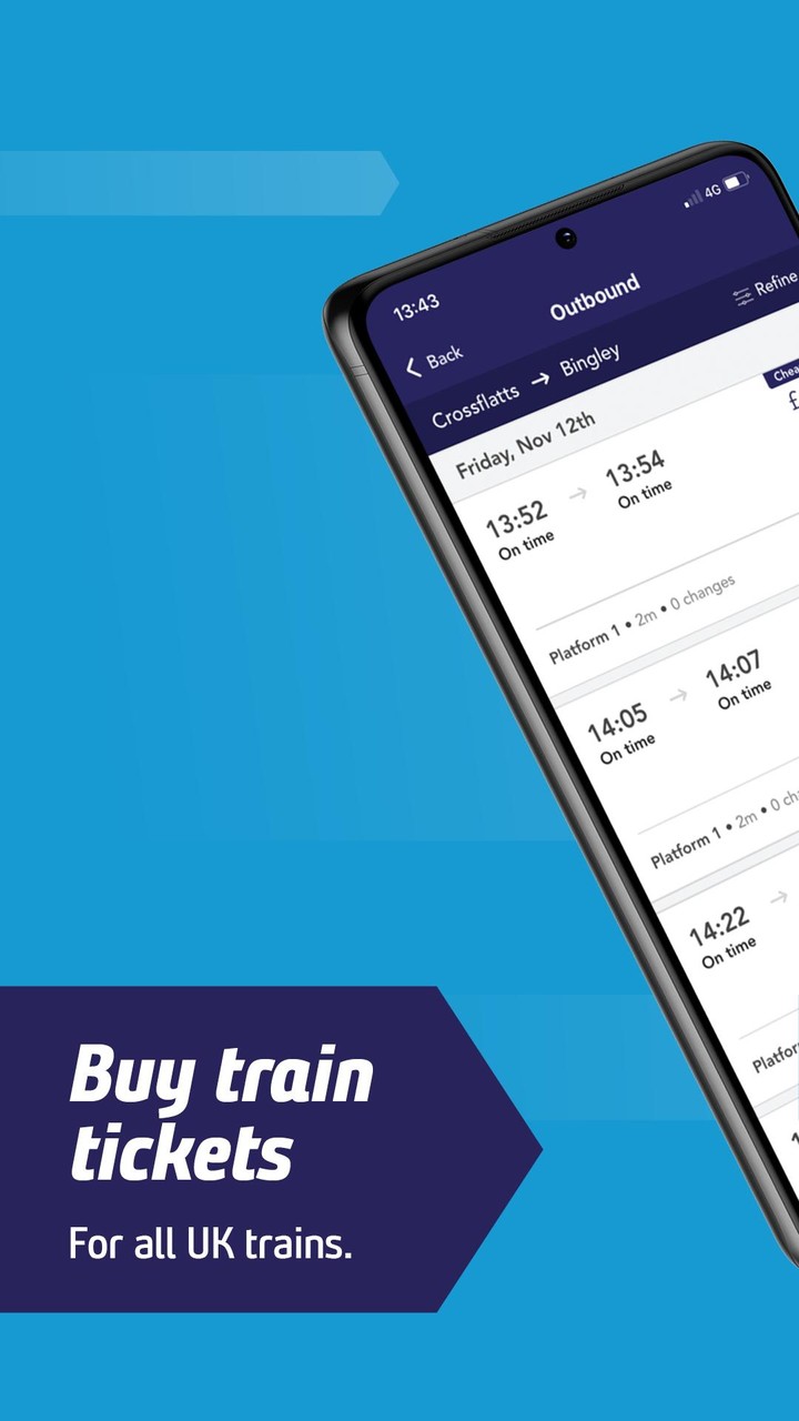 Northern train tickets & times screenshot image 1_Popularmodapk.com