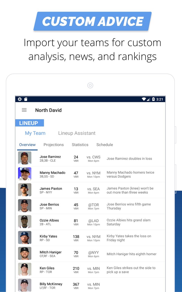 Fantasy Baseball My Playbook screenshot image 17_Popularmodapk.com