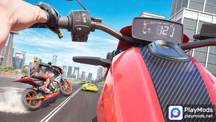 Moto Bike Rider Traffic Racing<span>(Unlimited Resources)</span> screenshot image 1_Popularmodapk.com