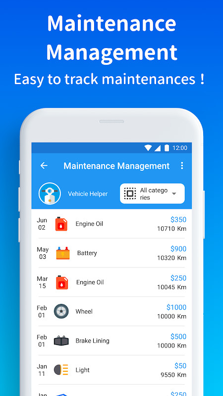 Vehicle Helper - caring ur car screenshot image 4_Popularmodapk.com