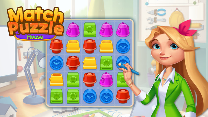 Match Puzzle House<span>(Unlimited money)</span> screenshot image 3_Popularmodapk.com