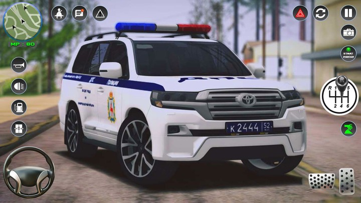 Police Car Game: Prado Parking screenshot image 5_Popularmodapk.com