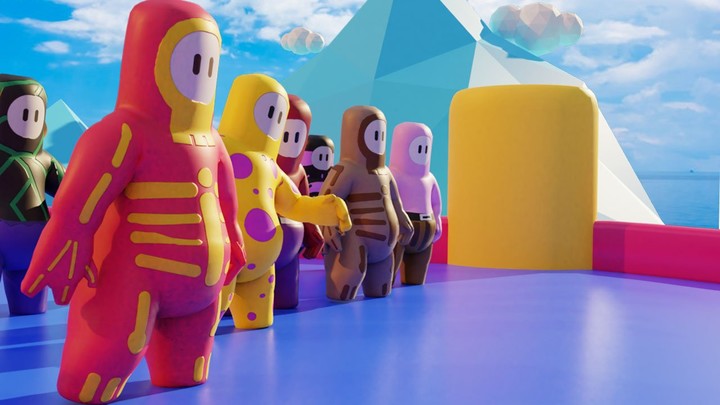 Among Guys: fall racing games. Epic race fun games screenshot image 2_Popularmodapk.com