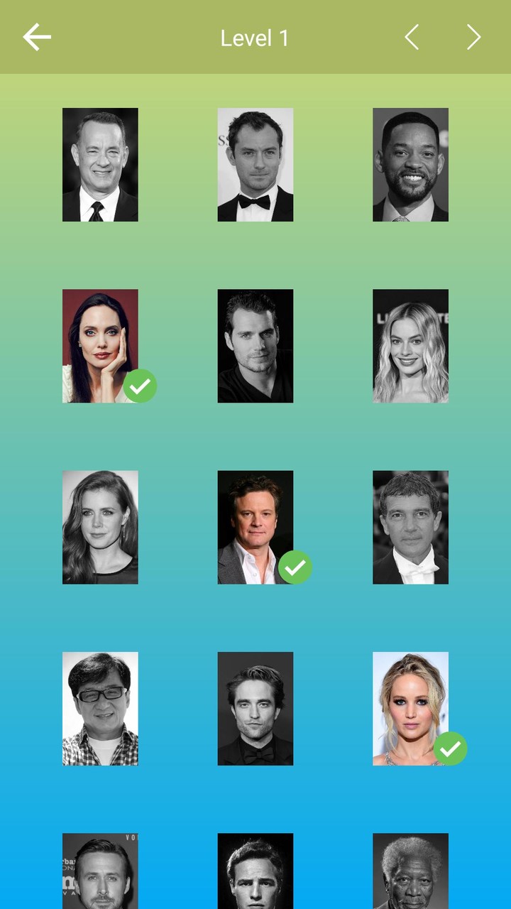 Hollywood Actors: Quiz, Game screenshot image 3_Popularmodapk.com