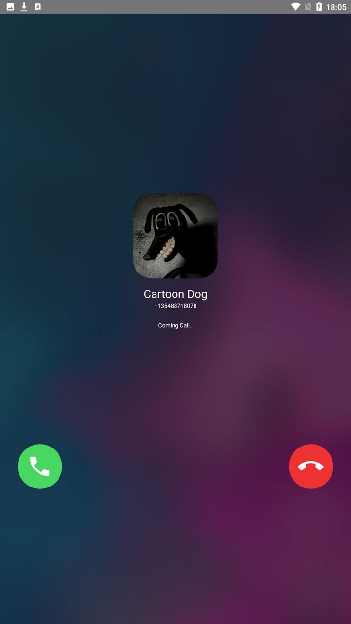 Fake Call From Cartoon Dog screenshot image 1_Popularmodapk.com