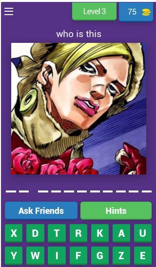 JoJo Bizarre Adventure Quiz screenshot image 4_Popularmodapk.com