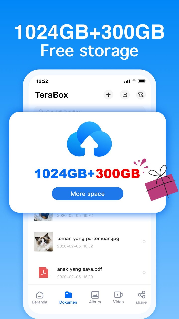 Terabox: Cloud Storage Space screenshot image 3_Popularmodapk.com