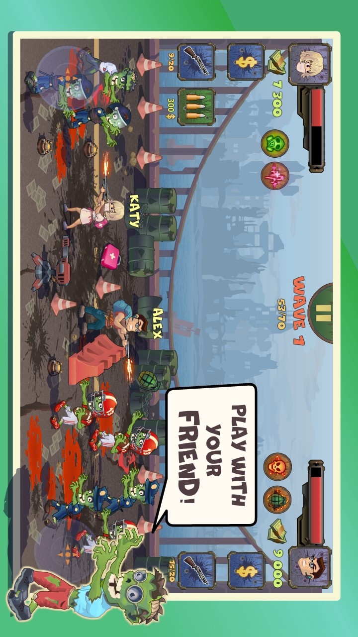 Two guys & Zombies 2(Large enty of Diamonds) screenshot image 7_Popularmodapk.com