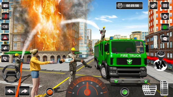 Emergency Fire Truck Simulator screenshot image 3_Popularmodapk.com