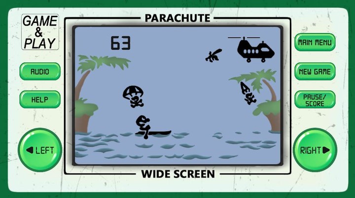 PARACHUTE: 80s arcade games screenshot image 5_Popularmodapk.com