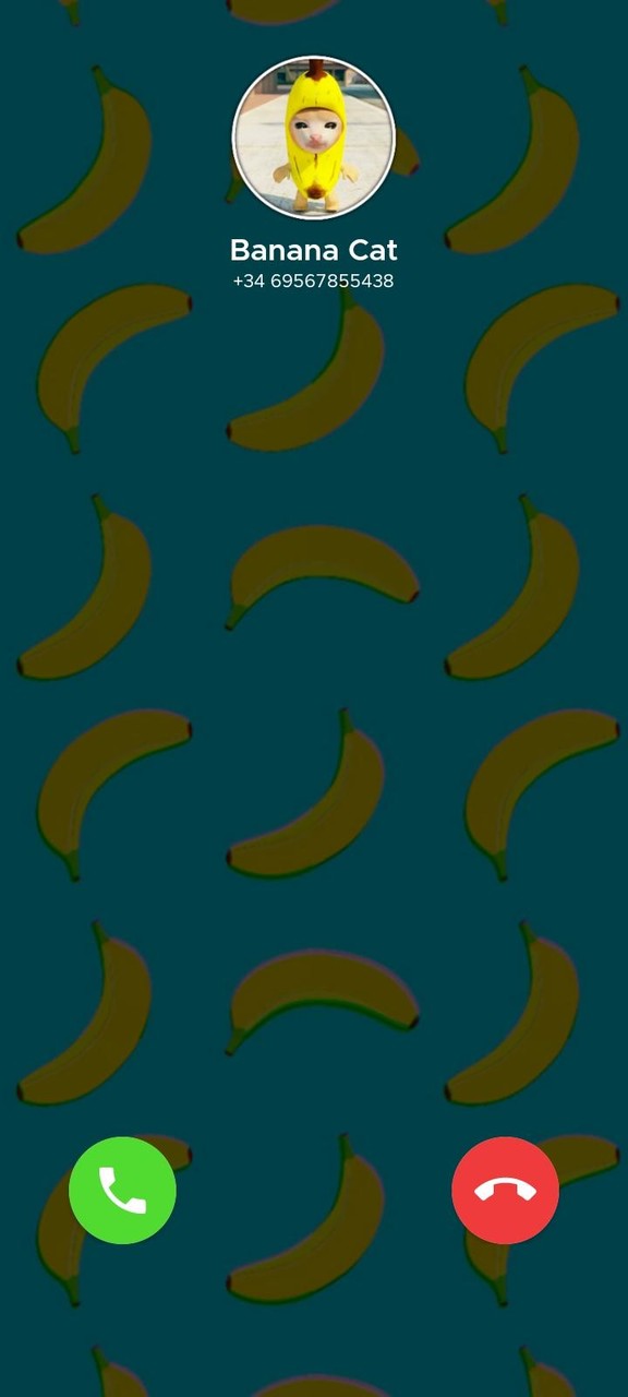 Videollamada Banana Cat Meme screenshot image 3_Popularmodapk.com