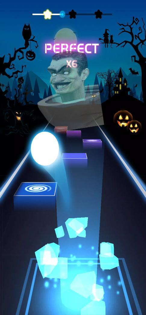 Skibidi Toilet Tiles HOP Music screenshot image 1_Popularmodapk.com