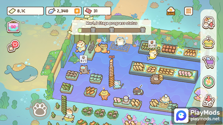 Cat Mart : Purrfect Tycoon<span>(Unlimited Money)</span> screenshot image 3_Popularmodapk.com