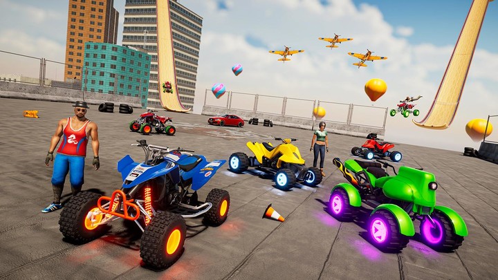 Quad Bike Stunt Racing Games screenshot image 3_Popularmodapk.com