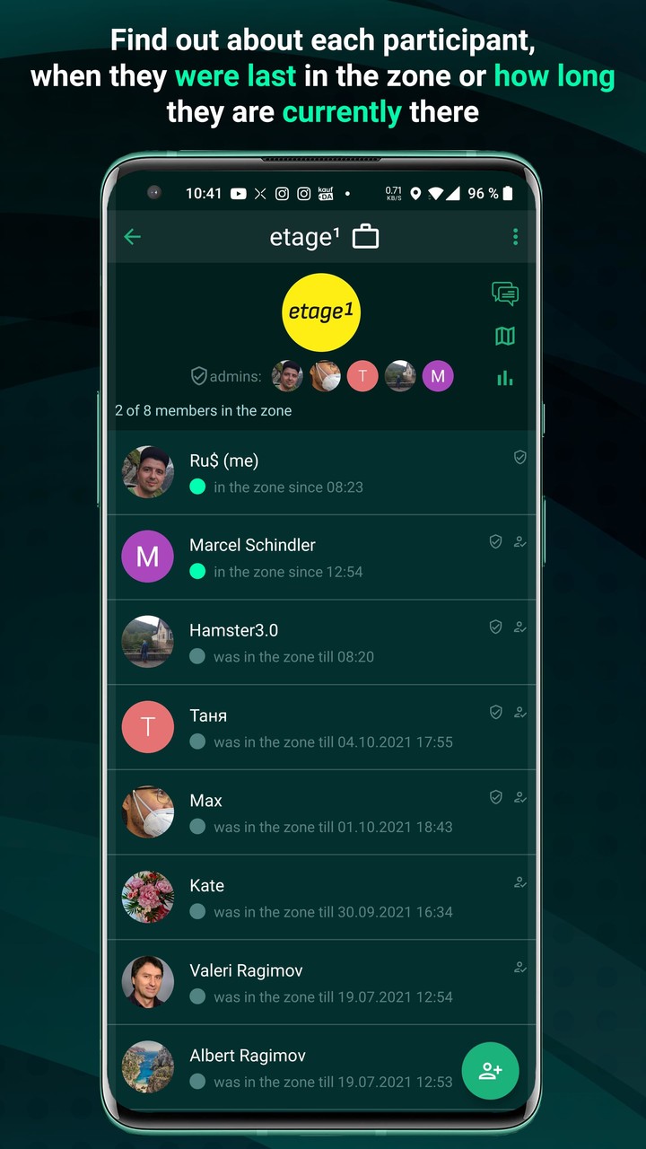 AT-ZONE. Geofence sharing screenshot image 5_Popularmodapk.com