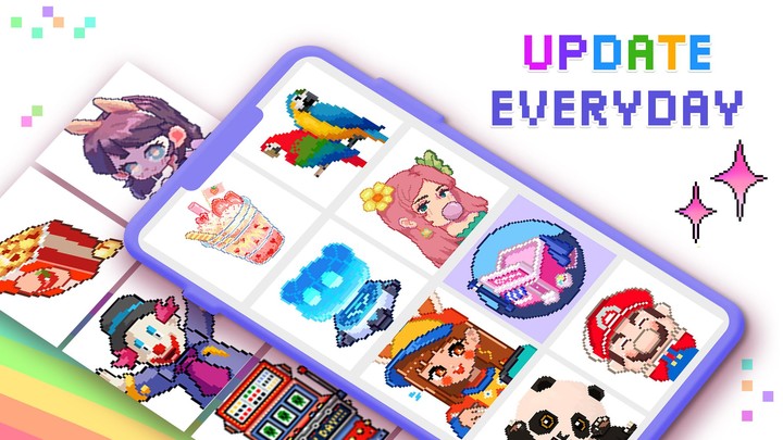 Pixel Art Book: Pixel Games screenshot image 24_Popularmodapk.com