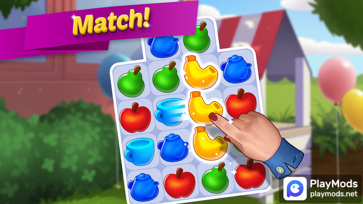 Mansion Cafe: Match Love Story<span>(Unlimited money)</span> screenshot image 5_Popularmodapk.com