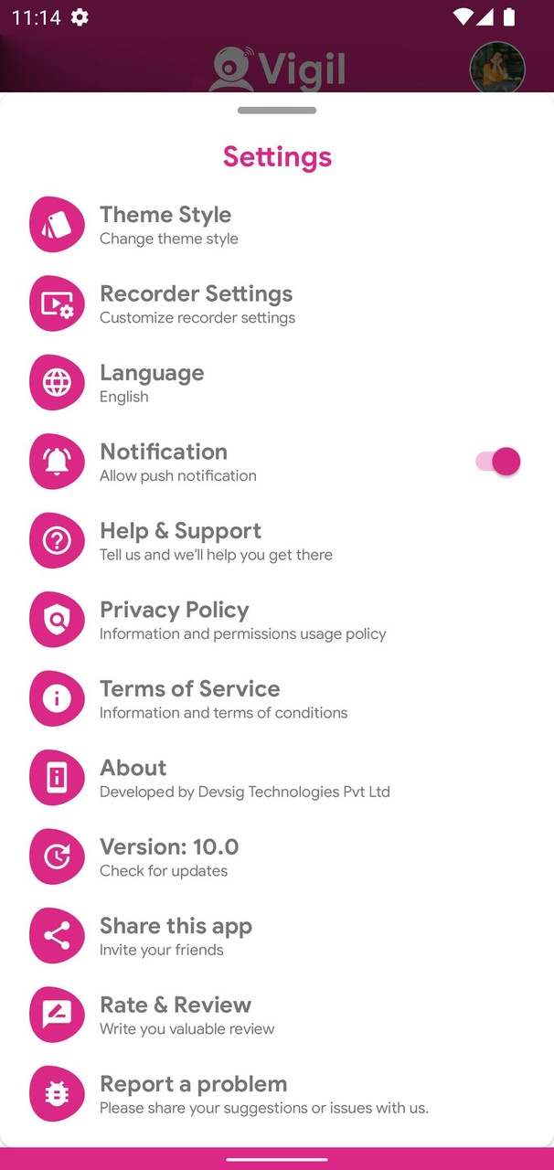 Vigil - Secret Video Recorder screenshot image 7_Popularmodapk.com