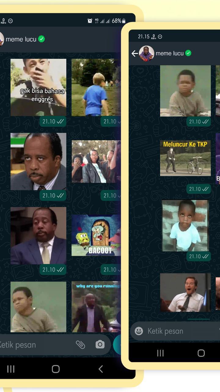 WAStickerApps Asupan Meme Lucu Animasi Sticker screenshot image 33_Popularmodapk.com