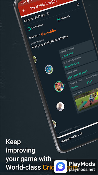 CricHeroes-Cricket Scoring App<span>(Premium Unlocked)</span> screenshot image 5_Popularmodapk.com