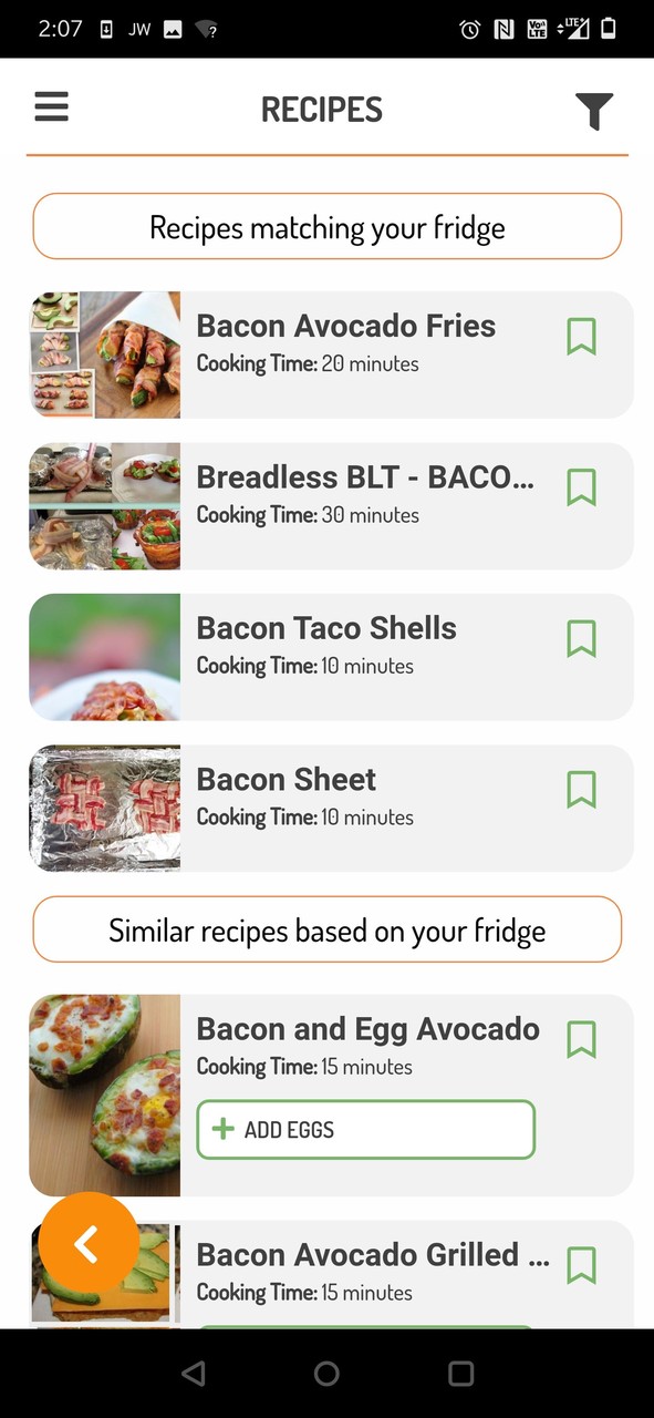 MyFridgeFood screenshot image 2_Popularmodapk.com
