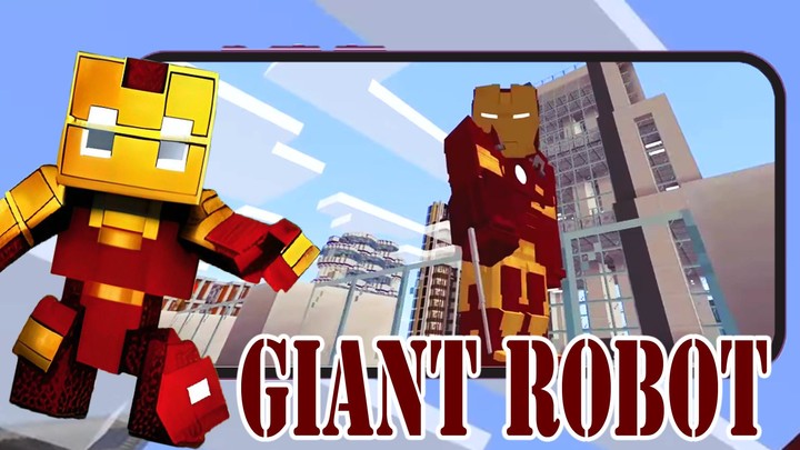 Iron Man Minecraft Mod skin PE screenshot image 2_Popularmodapk.com
