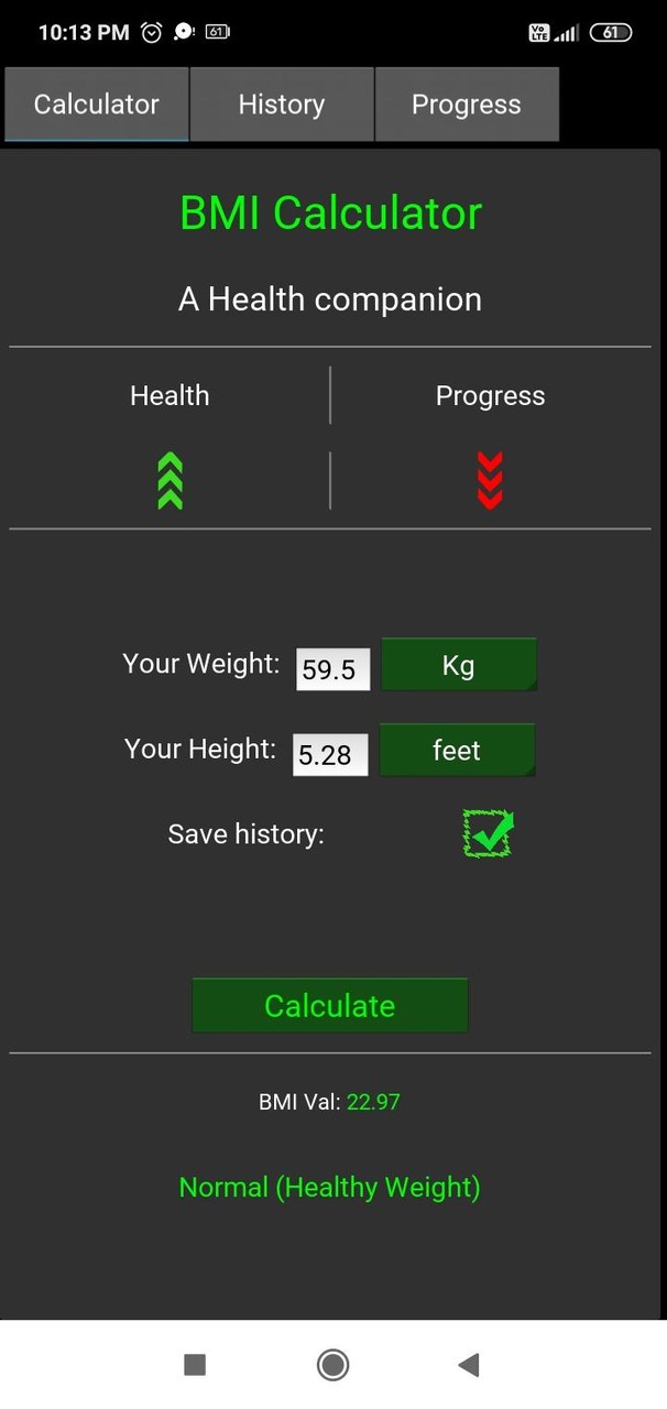 BMICalc BMI Calculator Tracker screenshot image 4_Popularmodapk.com