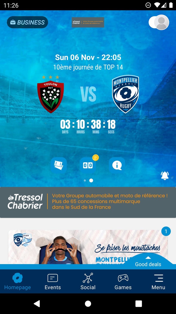 Montpellier Herault Rugby screenshot image 6_Popularmodapk.com