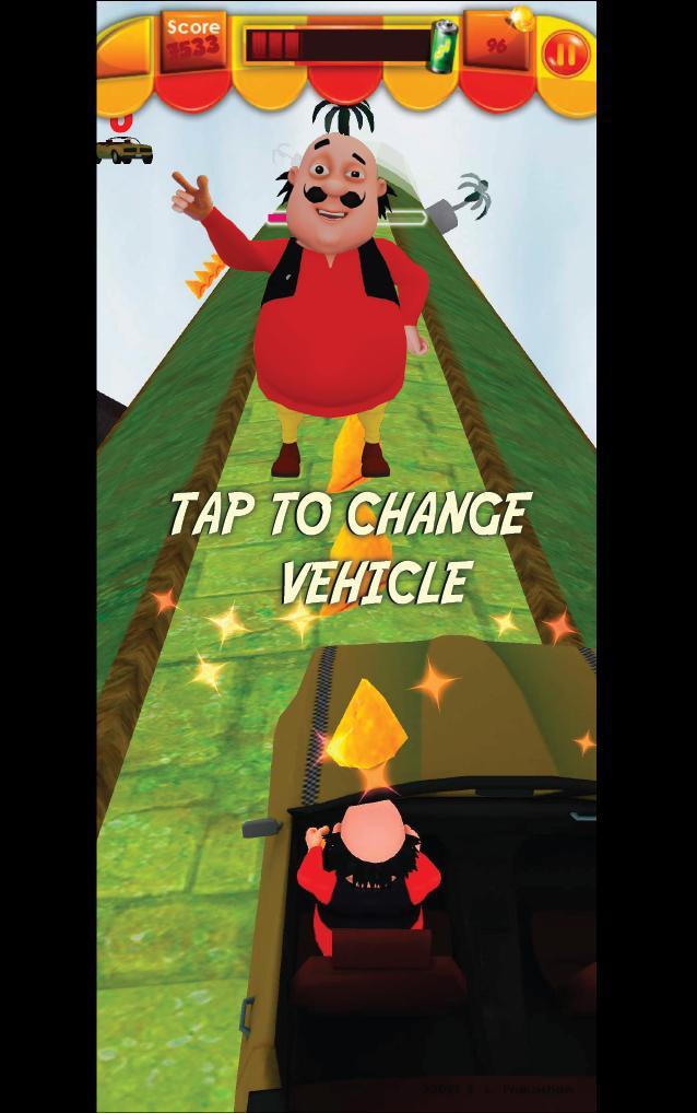 Motu Patlu School Run screenshot image 1_Popularmodapk.com