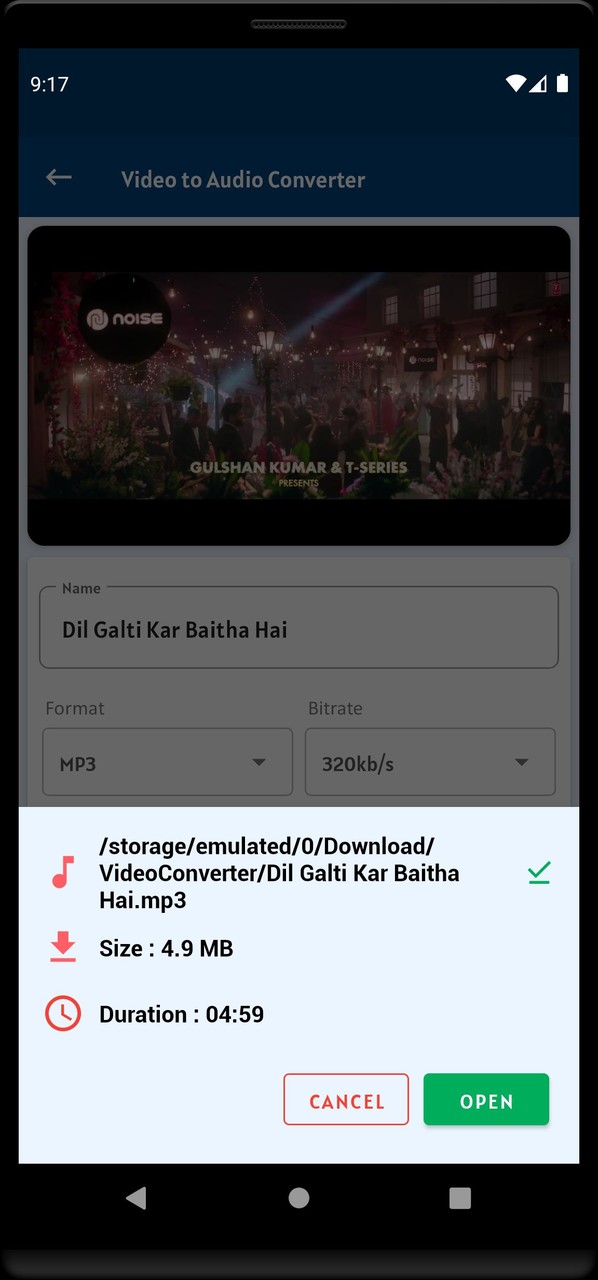 Video to MP3 Audio Converter screenshot image 13_Popularmodapk.com