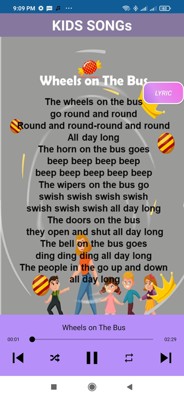 Kids Songs English Offline screenshot image 3_Popularmodapk.com