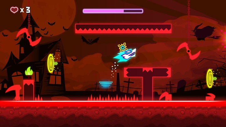 Rhythm Dash - Geometry Jump screenshot image 2_Popularmodapk.com