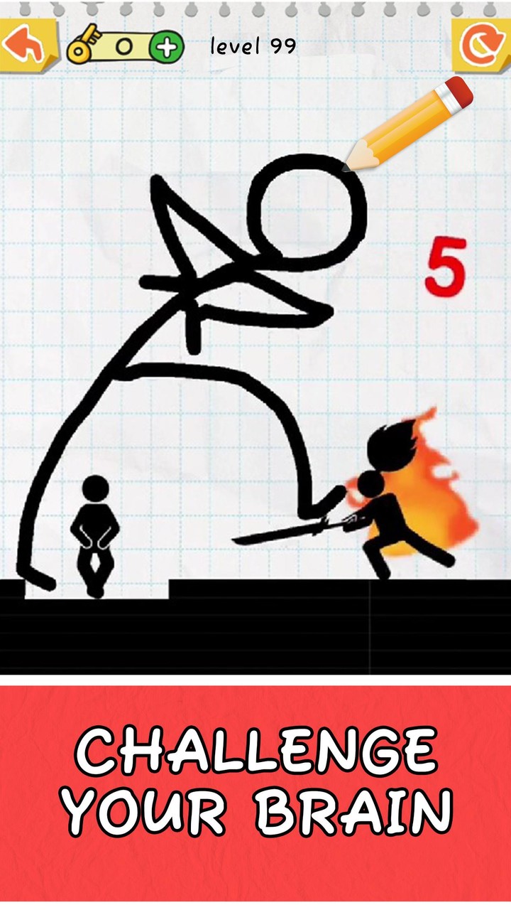 Draw 2 Save: Stickman Puzzle screenshot image 5_Popularmodapk.com