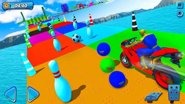 Superhero Bike Stunt Games 3D screenshot image 4_Popularmodapk.com