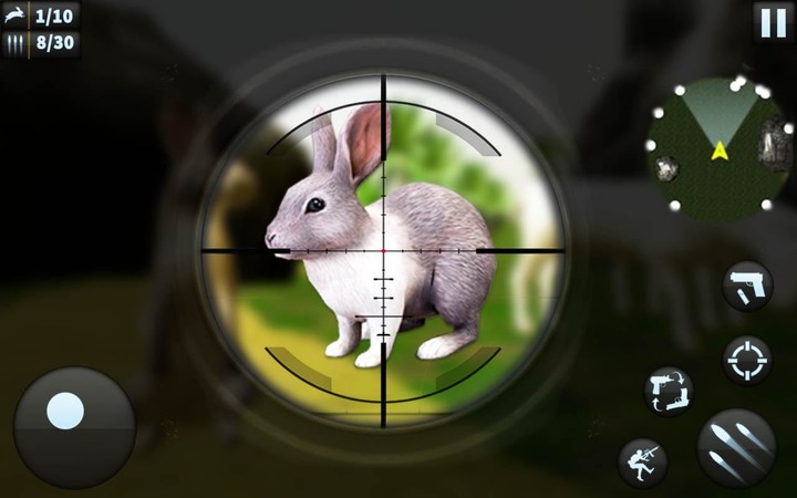 Rabbit Game Sniper Shooting screenshot image 4_Popularmodapk.com