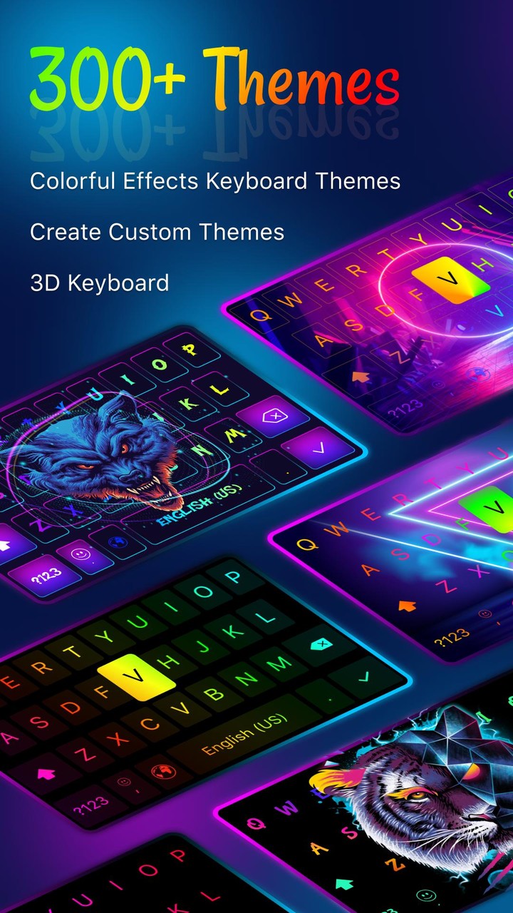 LED Keyboard: Emoji, Fonts screenshot image 2_Popularmodapk.com