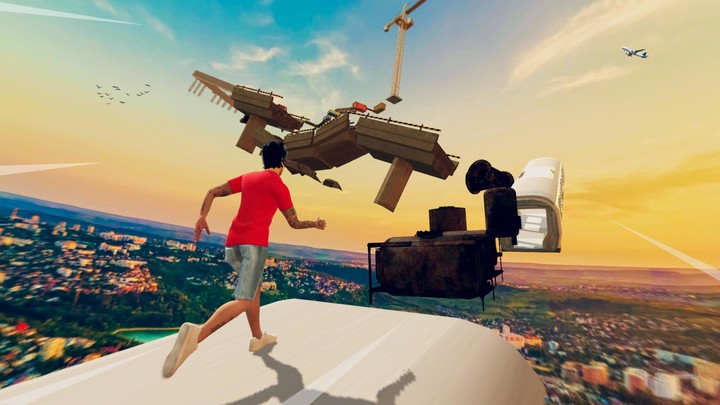 Only Go Up! Sky Parkour games screenshot image 3_Popularmodapk.com