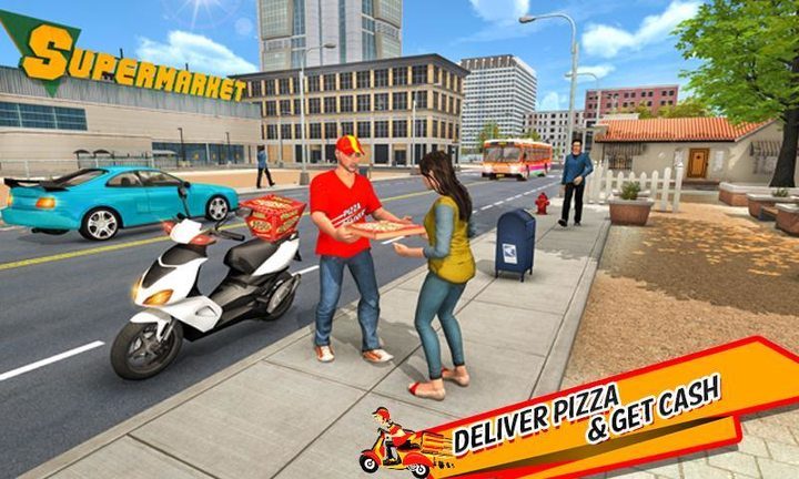 Pizza Delivery Boy Bike Games screenshot image 5_Popularmodapk.com