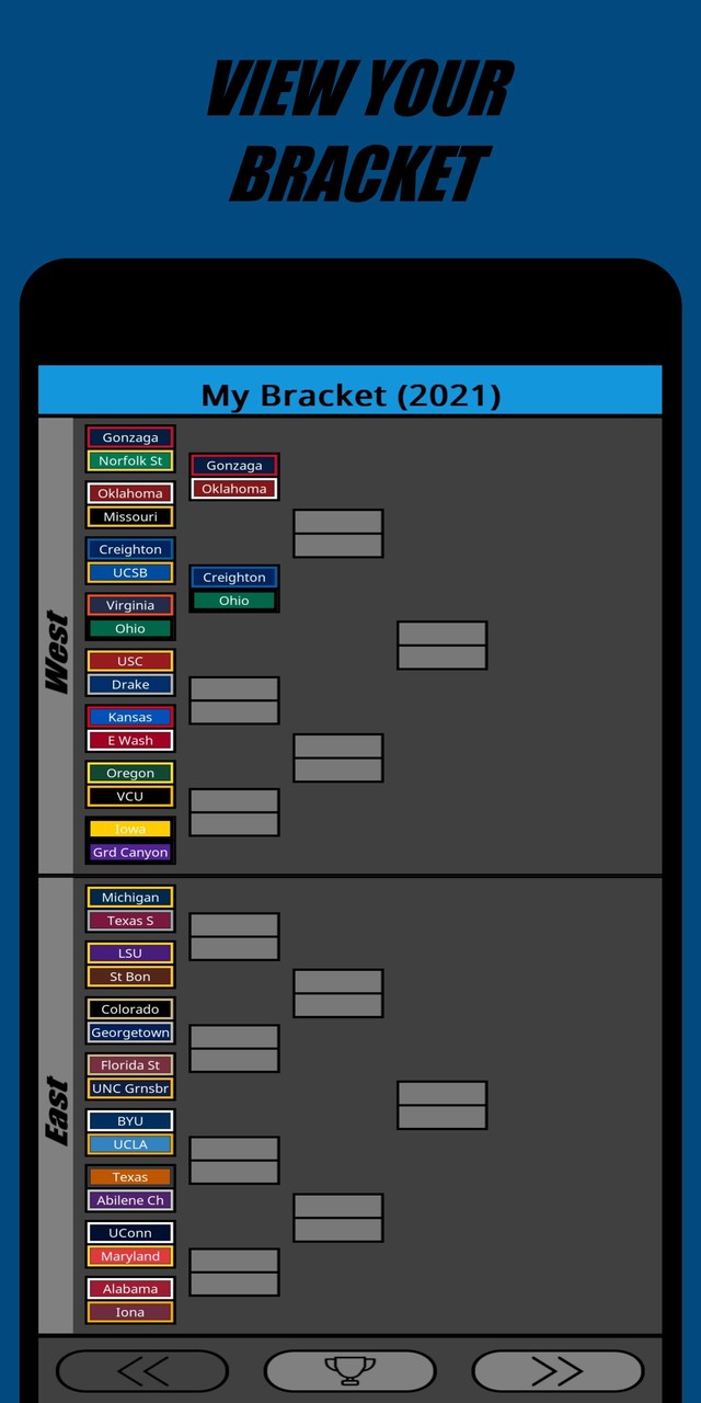 March Sadness - Bracket Sim screenshot image 8_Popularmodapk.com