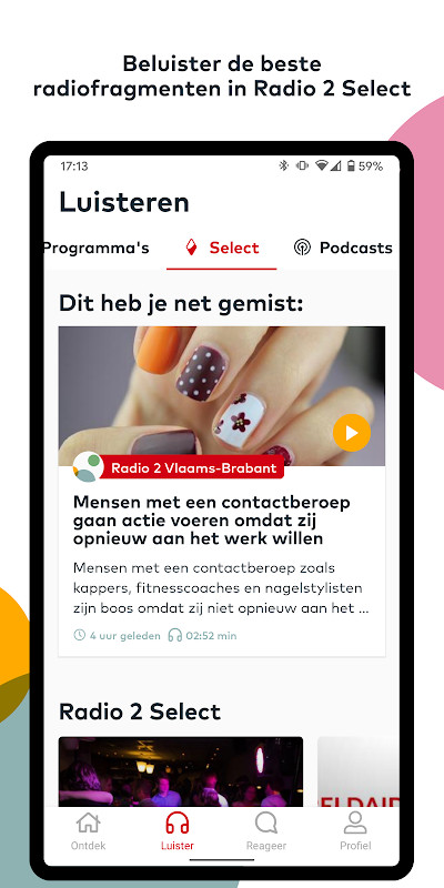 VRT Radio 2 screenshot image 3_Popularmodapk.com